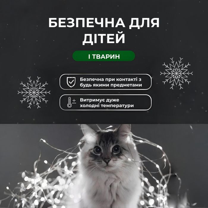 Гірлянда роса на пульті 50 метрів на 500 led світлодіодів крапля на білому дроті біла 500L50MWW