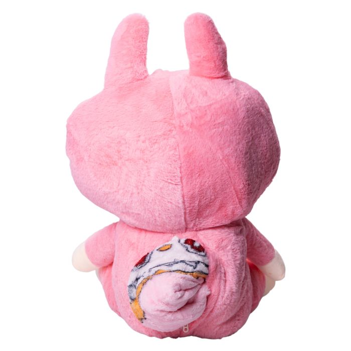 М'яка іграшка-плед, подушка 3 в 1 Лабубу 50 см Червоний ТМ COLORFUL HOME LAB2R