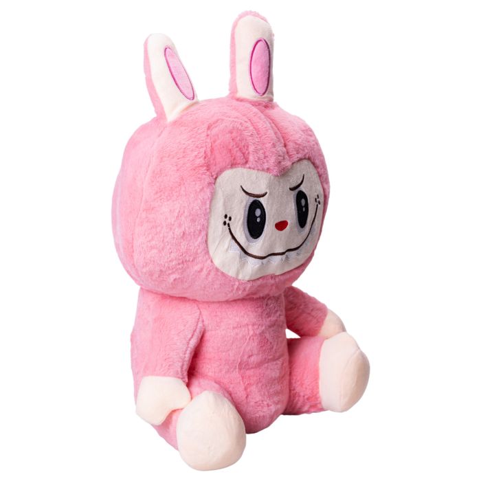 М'яка іграшка-плед, подушка 3 в 1 Лабубу 50 см Червоний ТМ COLORFUL HOME LAB2R