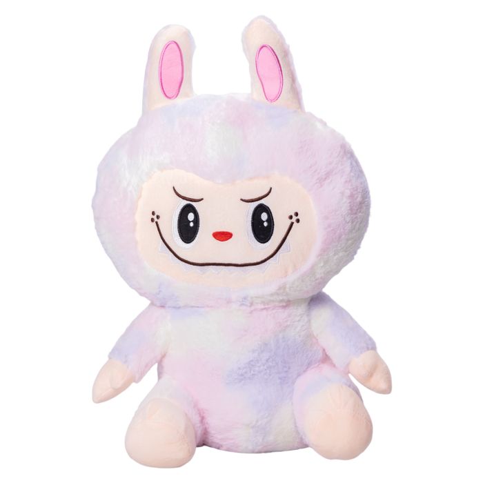 М'яка іграшка-плед, подушка 3 в 1 Лабубу 50 см Рожевий ТМ COLORFUL HOME LAB1P