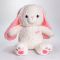 М'яка іграшка-плед, подушка 3 в 1 Зайчик плед в іграшці 35×32×40 (см) дитячий плед іграшка Білий 509-9W