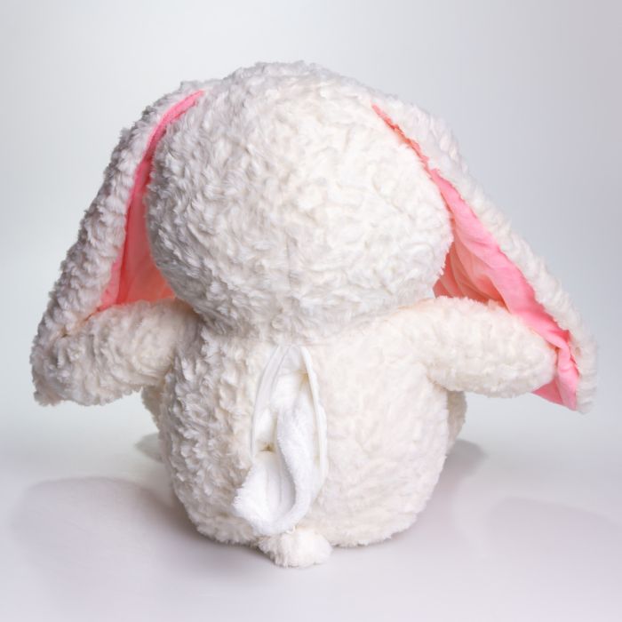 М'яка іграшка-плед, подушка 3 в 1 Зайчик плед в іграшці 35×32×40 (см) дитячий плед іграшка Білий 509-9W