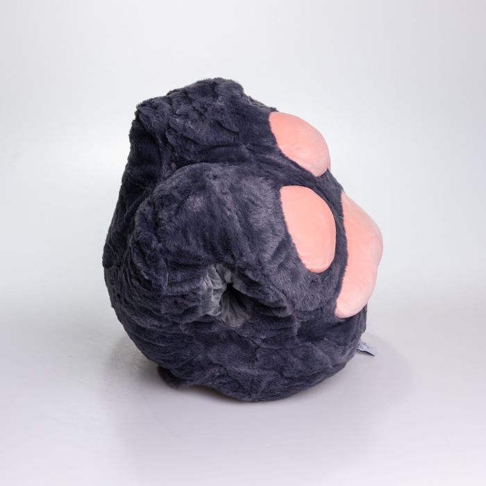 М'яка іграшка-подушка з пледом і муфтою Лапка 40×40×25 (см) іграшка плед 3 в 1 дитячий плюшевий плед Чорний 520-18B