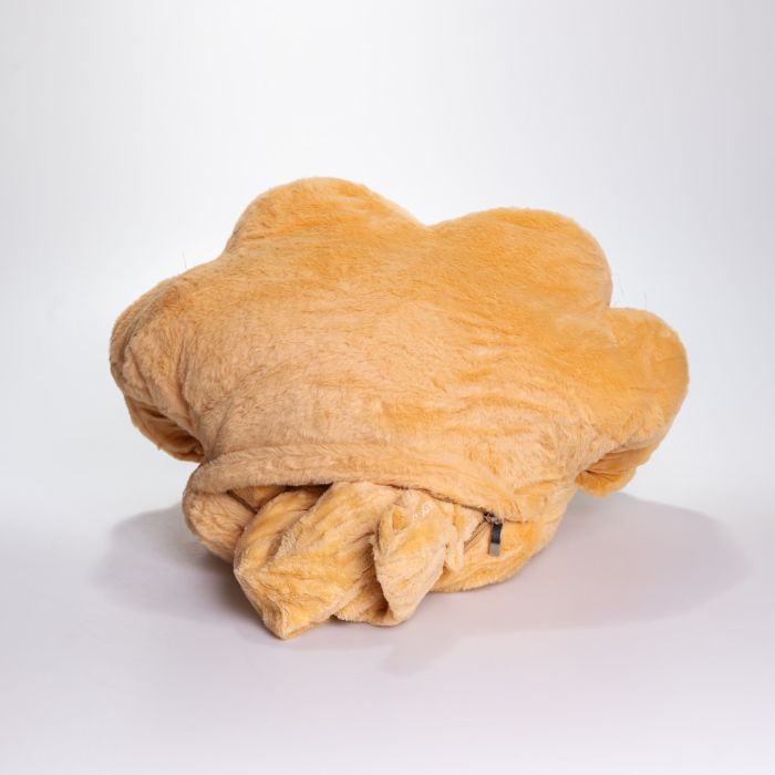 М'яка іграшка-подушка з пледом і муфтою 3 в 1 Лапка 40×40×25 (см) Помаранчевий Yiwu 520-18Y