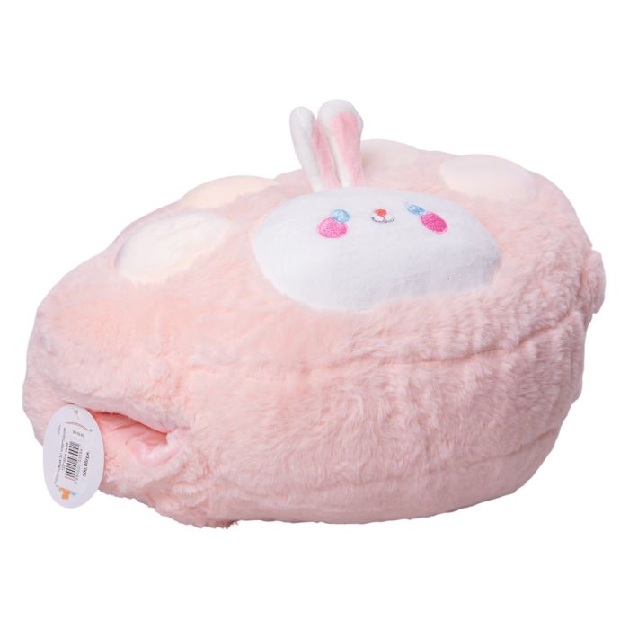 М'яка іграшка-подушка з пледом всередині Зайчик 120×160 (см) Рожевий Colorful Home 5616-66P