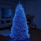 Новорічна гірлянда кімнатна роса Хвойна лапа 50 м 1500 LED зелений провід Синє сяйво D1500L50MGBL